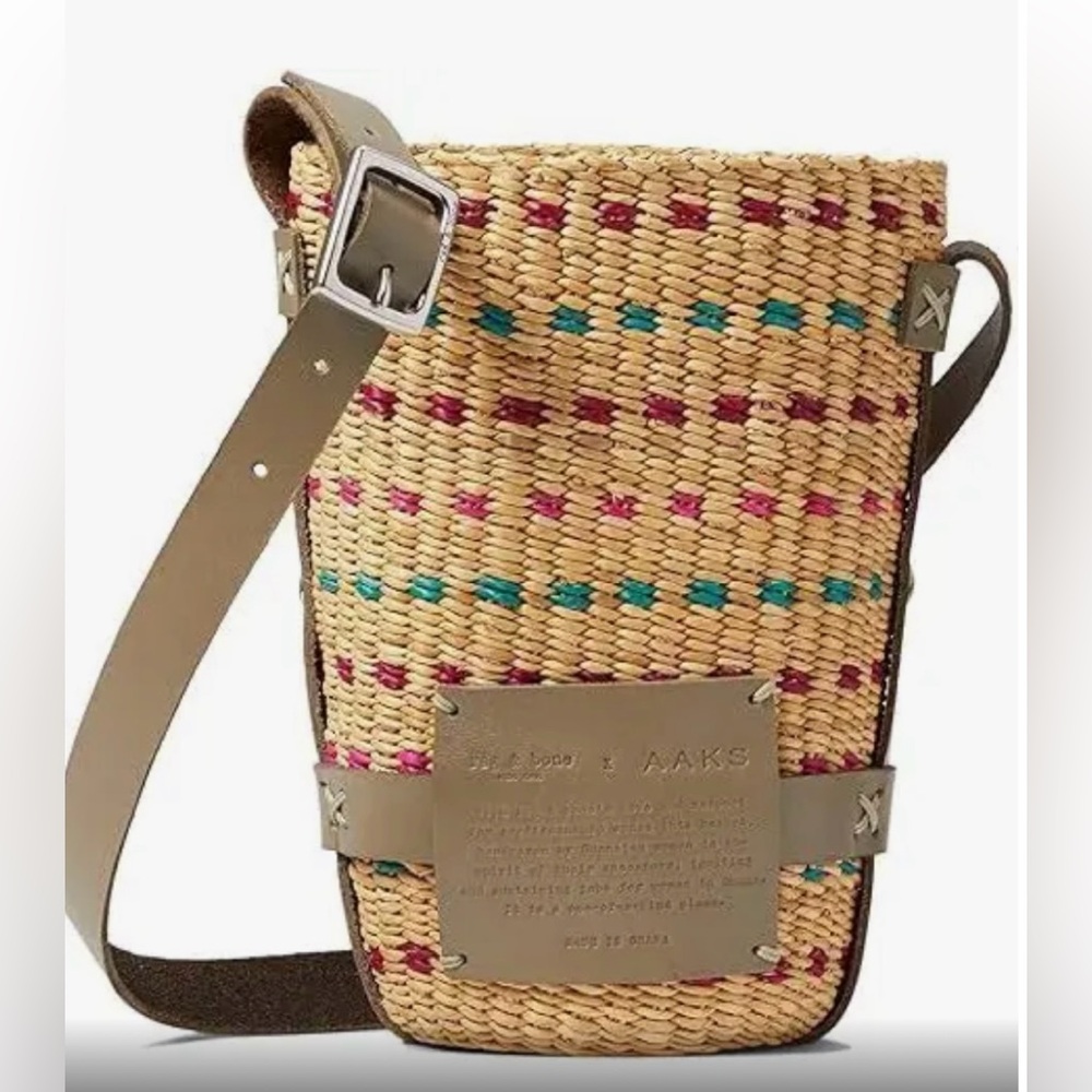 Rag and Bone Raffia Bucket Bag